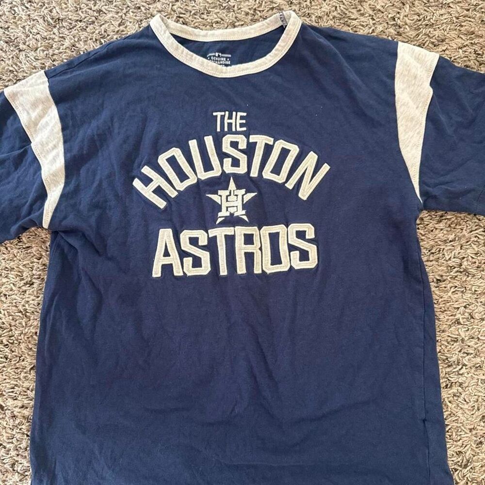 Astros Navy and Blue T-shirt